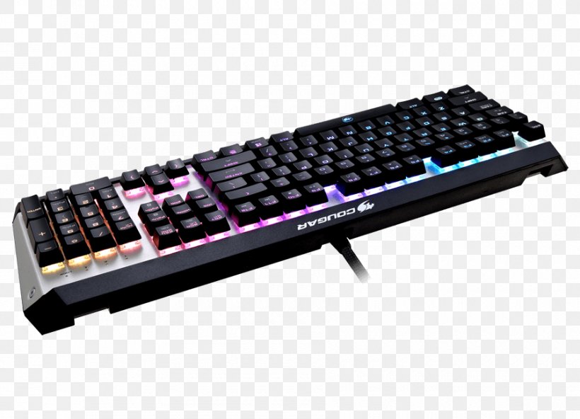 Computer Keyboard Gaming Keypad Cougar Attack X3 RGB USB Rollover, PNG, 900x650px, Computer Keyboard, Computer, Computer Component, Electronic Instrument, Gamepad Download Free