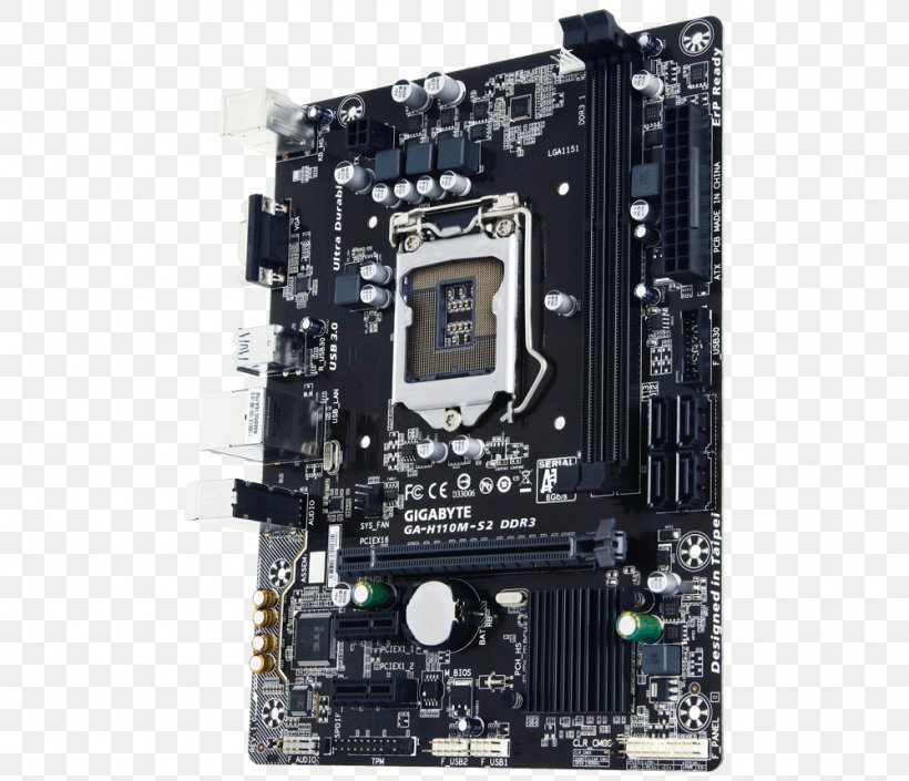 Intel Motherboard LGA 1151 Gigabyte Technology MicroATX, PNG, 1000x860px, Intel, Central Processing Unit, Computer, Computer Component, Computer Hardware Download Free