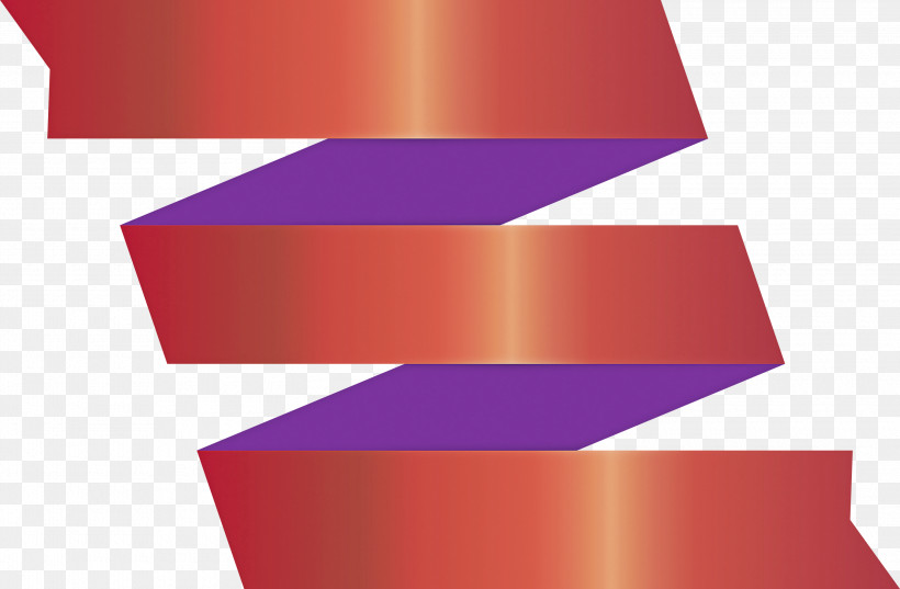 Ribbon Multiple Ribbon, PNG, 3000x1966px, Ribbon, Construction Paper, Cylinder, Line, Magenta Download Free