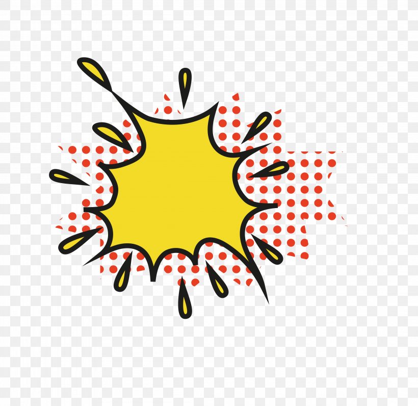 Yellow Ink Paste Explosion, PNG, 4416x4292px, Explosion, Area, Artwork, Clip Art, Designer Download Free