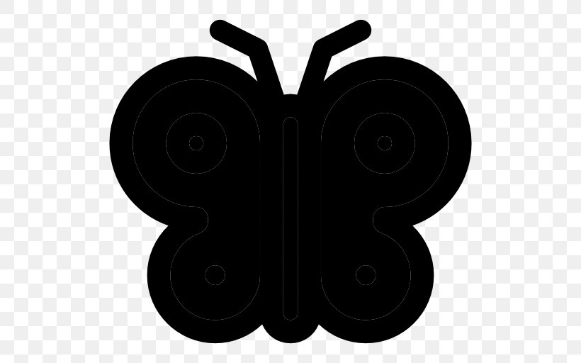 Butterfly Insect Clip Art, PNG, 512x512px, Butterfly, Blackandwhite, Brushfooted Butterflies, Computer, Desktop Metaphor Download Free