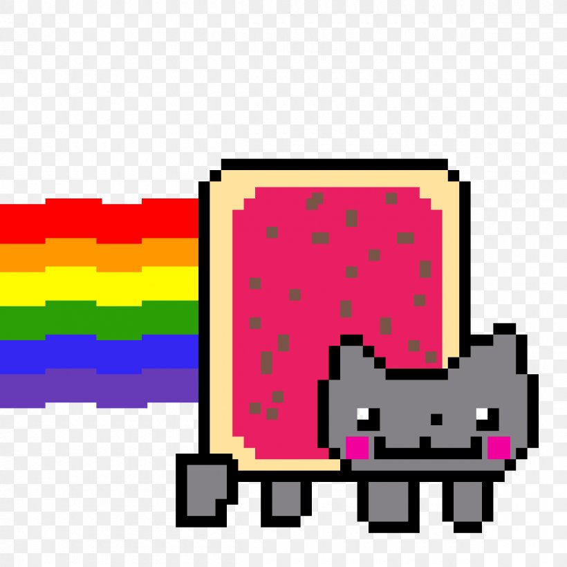 Cat Minecraft Clip Art Product Pattern, PNG, 1200x1200px, Cat, Area, Magenta, Minecraft, Nyan Cat Download Free