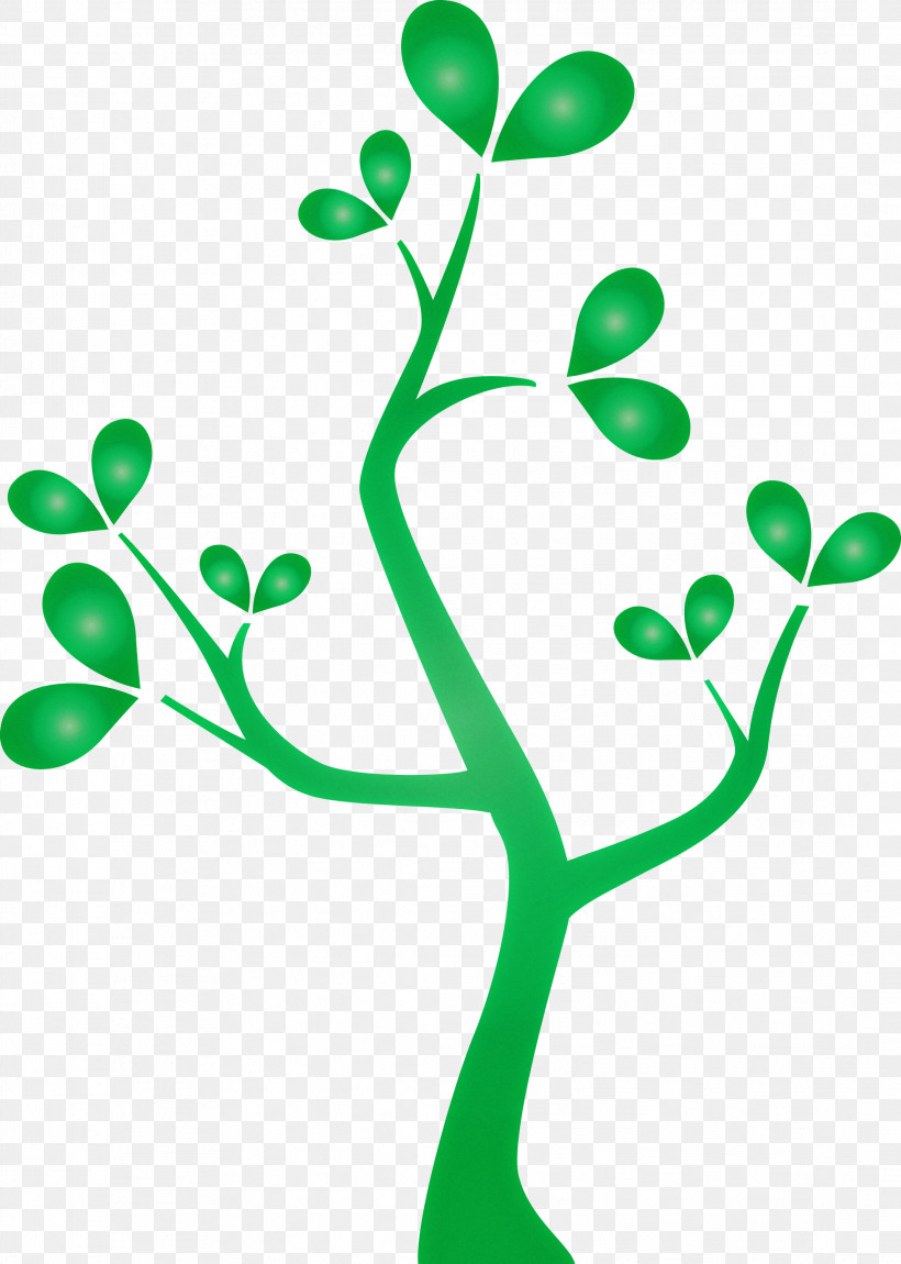Green Leaf Plant Plant Stem, PNG, 2139x3000px, Cartoon Tree, Abstract Tree, Green, Leaf, Plant Download Free