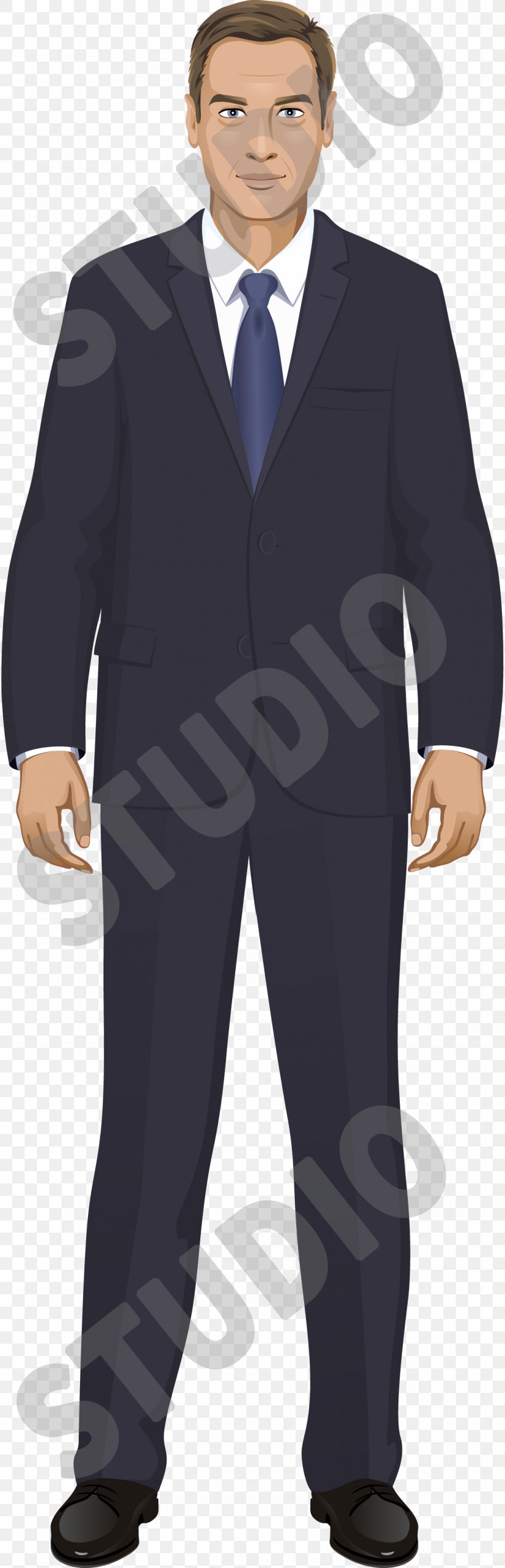 Tuxedo Suit, PNG, 1142x3543px, Tuxedo, Blazer, Blue, Businessperson, Cartoon Download Free