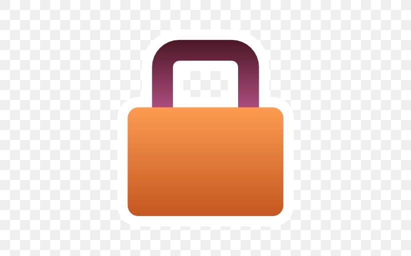 Download Ubuntu, PNG, 512x512px, Ubuntu, Lock, Object, Orange, Padlock Download Free