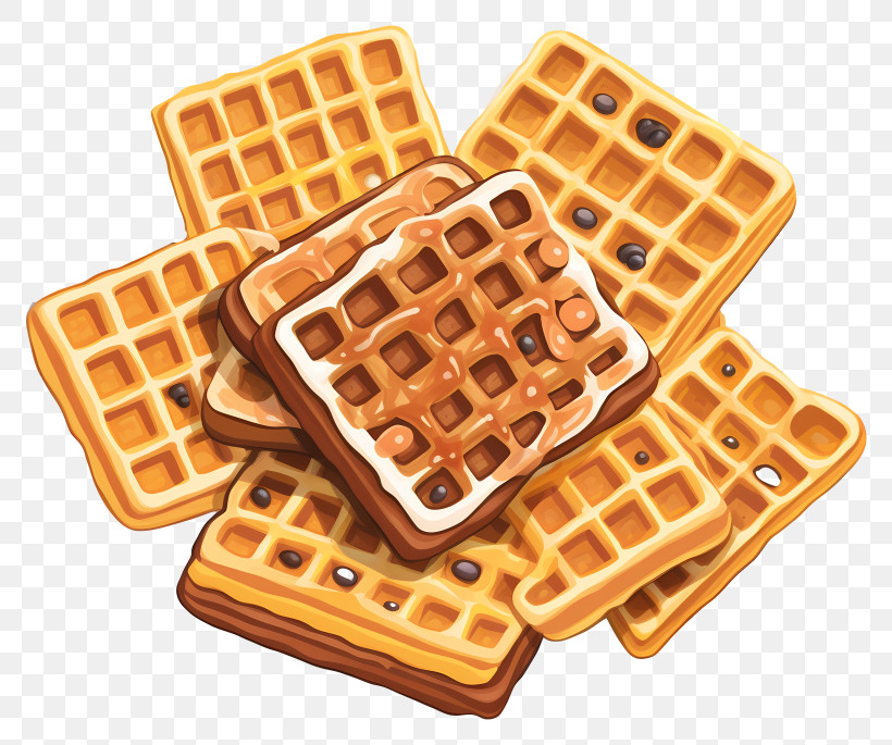 Waffles - Stack Of Waffles PNG