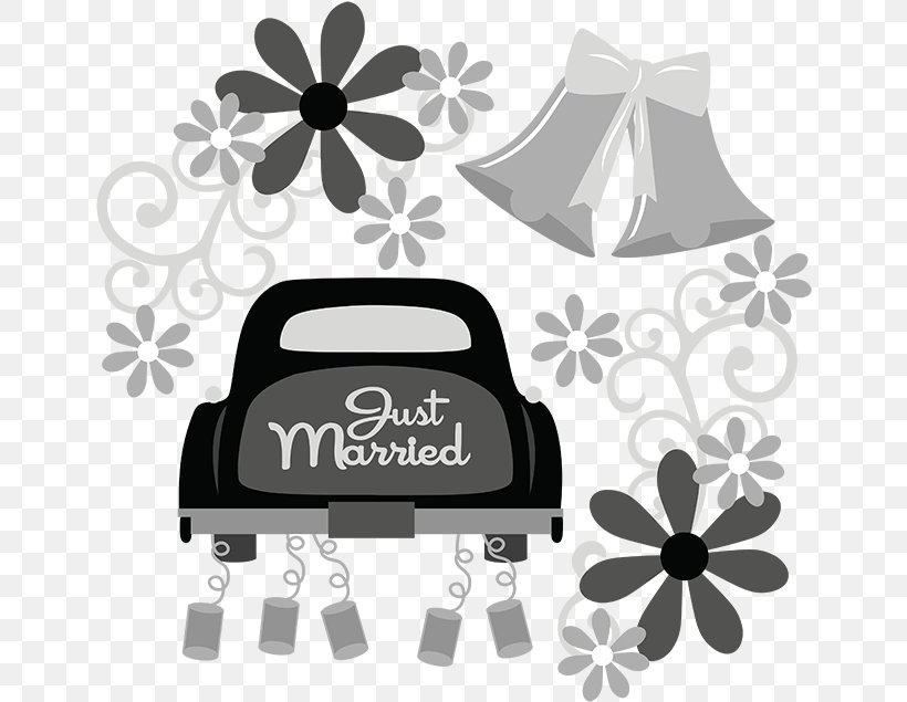 Wedding Marriage Clip Art, PNG, 648x635px, Wedding, Black And White, Brand, Bride, Just Married Download Free