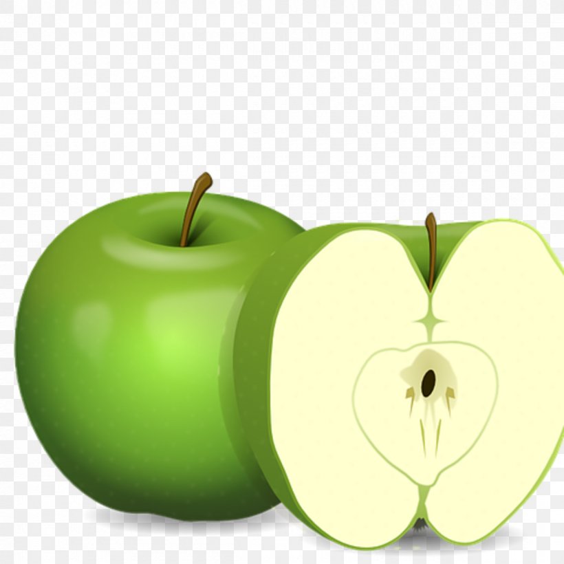 Clip Art Openclipart Apple Vector Graphics Granny Smith, PNG, 1200x1200px, Apple, Food, Fruit, Granny Smith, Green Download Free