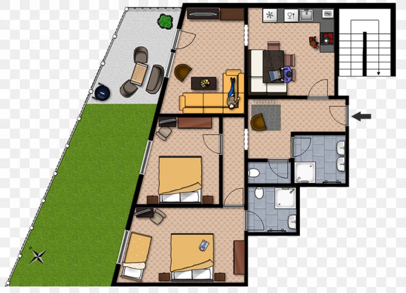 Floor Plan Apartment GB Gondelblick.com Living Room, PNG, 1000x723px, Floor Plan, Apartment, Area, Building, Elevation Download Free