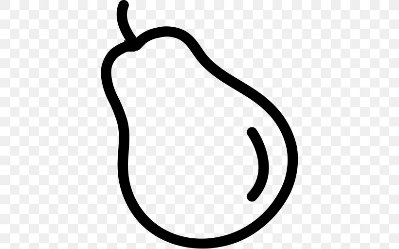 Pear Clip Art, PNG, 512x512px, Pear, Area, Black, Black And White, Csssprites Download Free