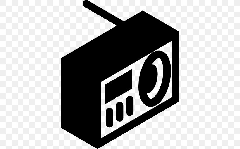 Radio Station Aerials Logo, PNG, 512x512px, Radio, Aerials, Black And White, Brand, Logo Download Free