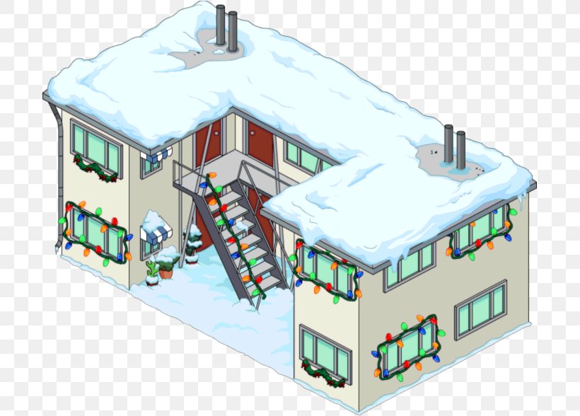 The Simpsons: Tapped Out Edna Krabappel Christmas The Simpsons House Snowball, PNG, 702x588px, Simpsons Tapped Out, Christmas, Duff Beer, Edna Krabappel, Elevation Download Free