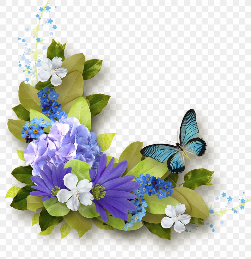 Butterfly Blue Purple Clip Art, PNG, 2476x2556px, Butterfly, Blue, Color, Cut Flowers, Floral Design Download Free
