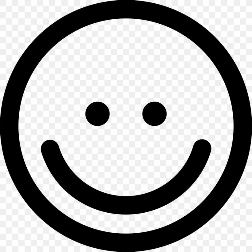 Emoticon Clip Art Smiley, PNG, 980x980px, Emoticon, Area, Black And White, Emoji, Emotion Download Free