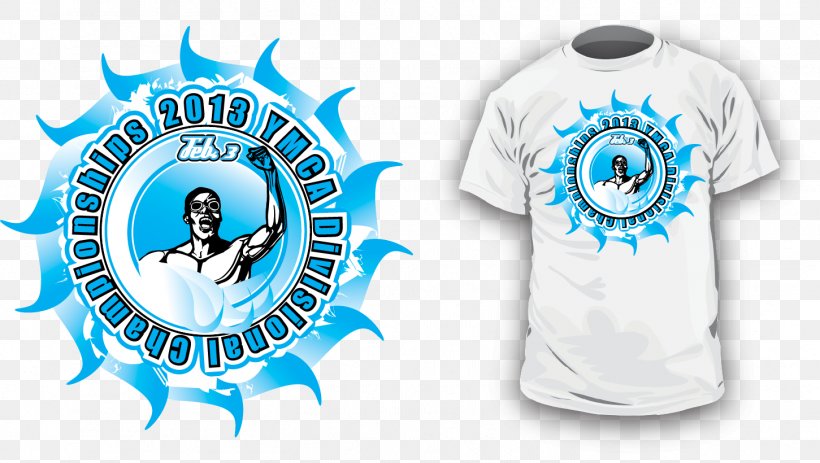 T-shirt Logo, PNG, 1451x820px, Tshirt, Blue, Brand, Clothing, Diving Download Free