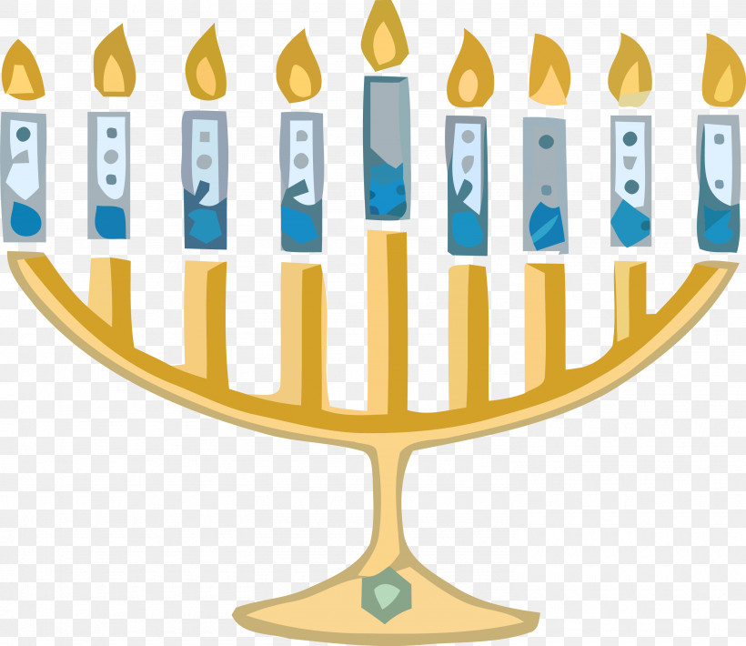 Hanukkah Candle Hanukkah Happy Hanukkah, PNG, 2970x2573px, Hanukkah Candle, Birthday Candle, Candle Holder, Event, Hanukkah Download Free