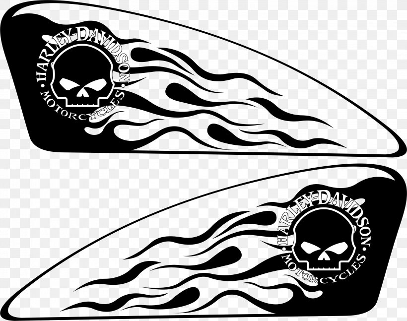 Harley-Davidson Motorcycle Stencil Air Brushes Decal, PNG, 3091x2439px, Harleydavidson, Air Brushes, Automotive Design, Black, Black And White Download Free