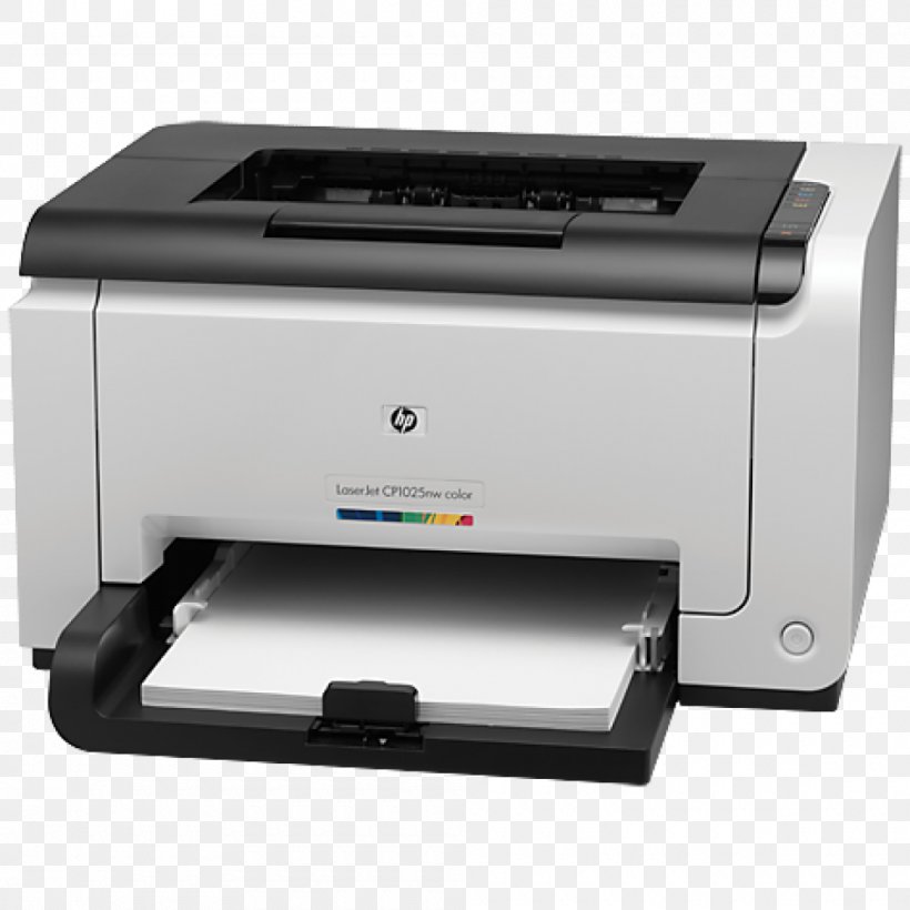 Hewlett-Packard HP LaserJet Pro CP1025 Laser Printing Printer, PNG, 1000x1000px, Hewlettpackard, Color Printing, Computer, Electronic Device, Hp Deskjet Download Free