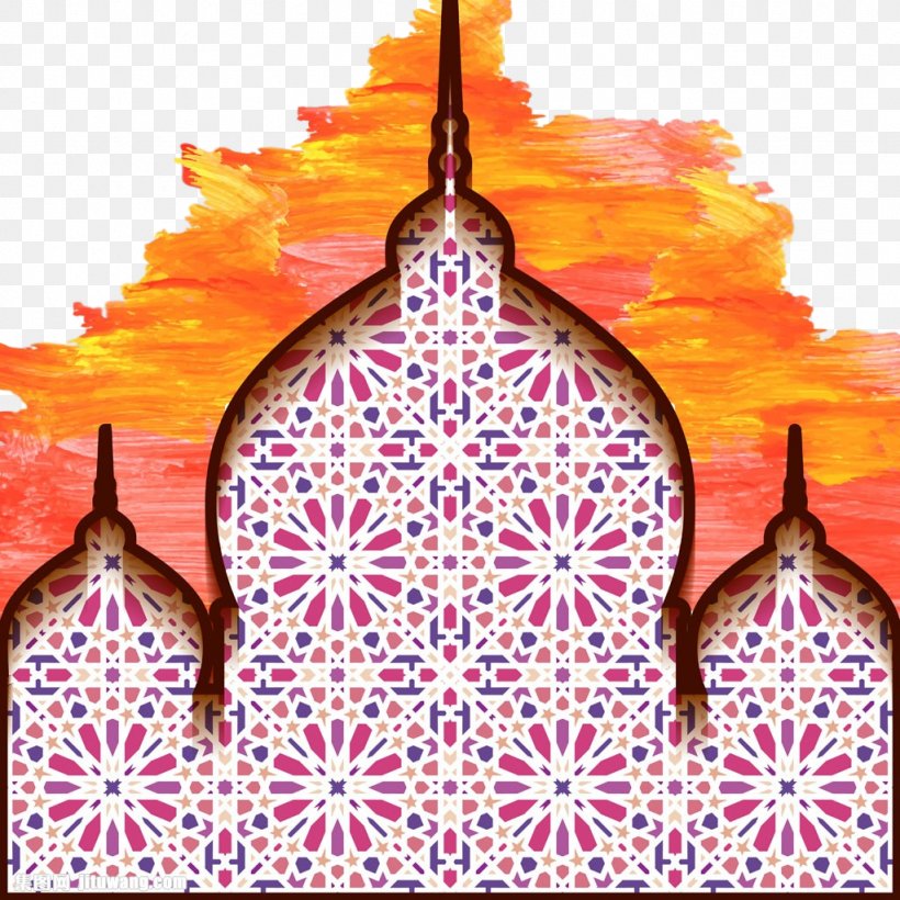 Mosque Image Euclidean Vector Vector Graphics, PNG, 1024x1024px, Mosque, Cartoon, Geometry, Moon, Salah Download Free