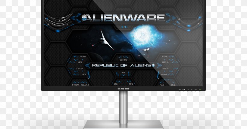 Computer Monitors Rainmeter Alienware Theme Desktop Computers, PNG, 1200x630px, Computer Monitors, Alienware, Art, Artist, Brand Download Free