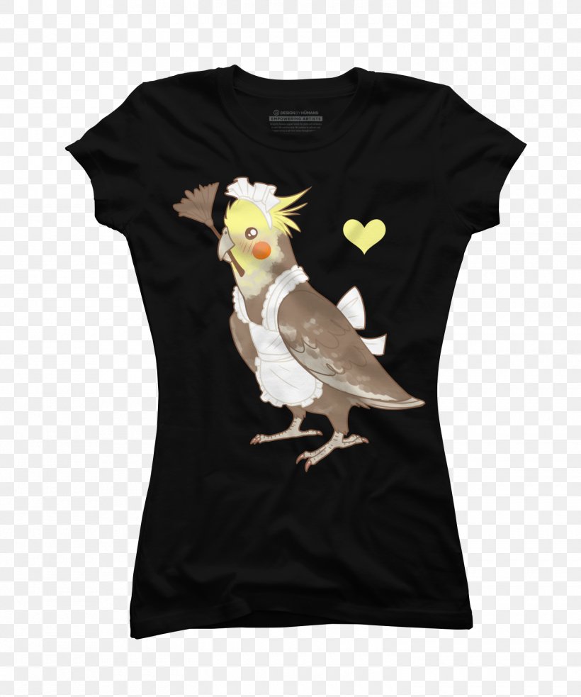 T-shirt Cockatiel Clothing Top, PNG, 1500x1800px, Tshirt, Beak, Clothing, Clothing Sizes, Cockatiel Download Free