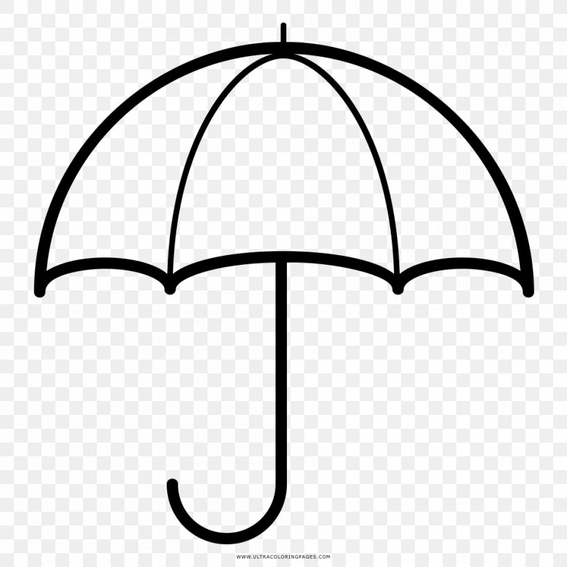 Coloring Book Umbrella Drawing Rain, PNG, 1000x1000px, Coloring Book, Area, Ausmalbild, Autumn, Black And White Download Free