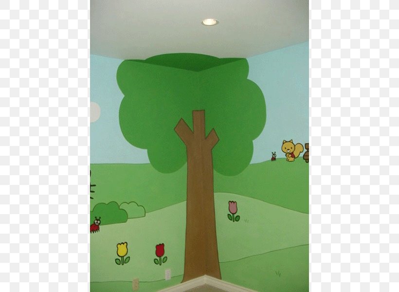 Mural Painting Wall Room, PNG, 800x600px, Mural, Cartoon, Do It Yourself, Grass, Green Download Free