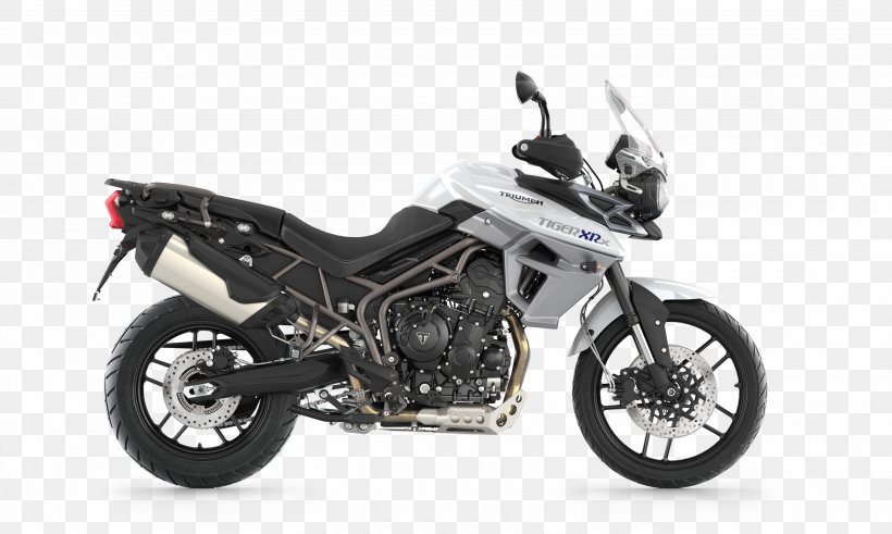 Triumph Motorcycles Ltd Motorcycle Accessories Triumph Tiger 800 Tiger 800 XRx, PNG, 3000x1800px, Triumph Motorcycles Ltd, Antilock Braking System, Automotive Exhaust, Automotive Exterior, Automotive Tire Download Free