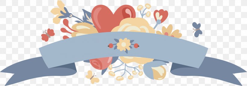 Wedding Invitation Flower Illustration, PNG, 2090x732px, Watercolor, Cartoon, Flower, Frame, Heart Download Free