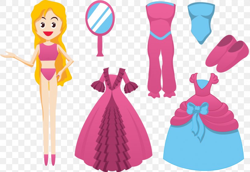 Barbie Doll Dress Clip Art, PNG, 1601x1106px, Barbie, Art, Barbie The Princess The Popstar, Clothing, Doll Download Free