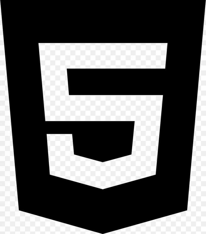 HTML Logo, PNG, 864x980px, Html, Black, Black And White, Brand, Logo Download Free