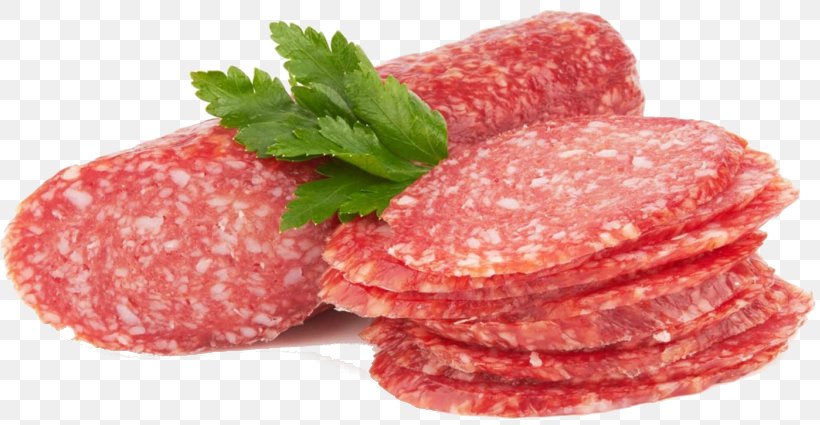 Salami Pizza Cervelat Sausage Meat, PNG, 817x425px, Salami, Animal Source Foods, Beef, Breakfast Sausage, Bresaola Download Free