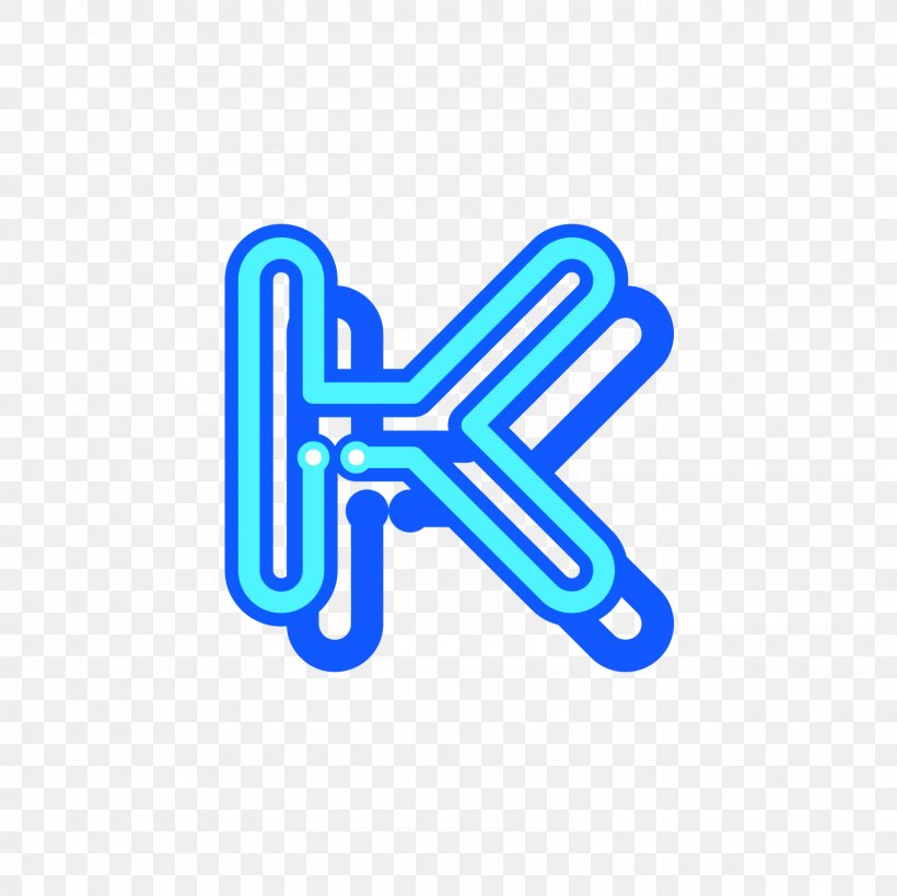 Blue Logo Letter K, PNG, 1600x1600px, Blue, Area, Brand, Electric Blue, Fluorescence Download Free
