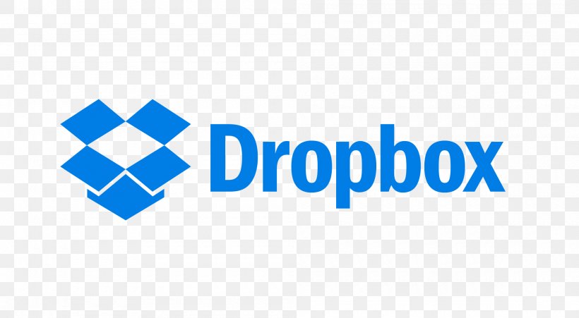 Logo Dropbox WeTransfer Computer Software Organization, PNG, 2000x1100px, Logo, Area, Blue, Brand, Computer Software Download Free