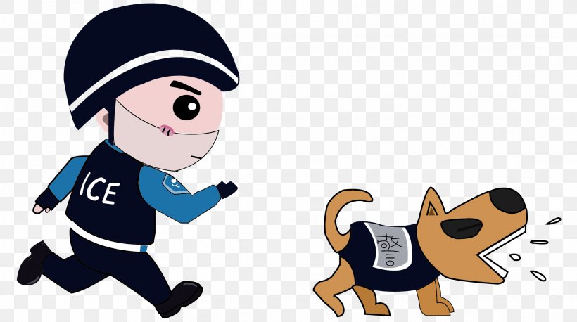 Police Dog Police Officer, PNG, 2227x1244px, Dog, Art, Cartoon, Fictional Character, Gratis Download Free