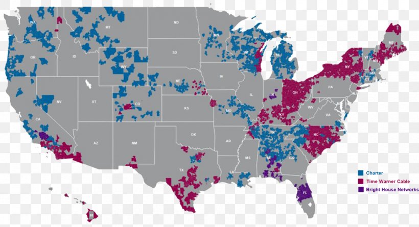 Spectrum Business Coverage Map Time Warner Cable Charter Communications Cable Television Spectrum Customer  Service, Png, 1030X560Px, Time Warner Cable, Area,
