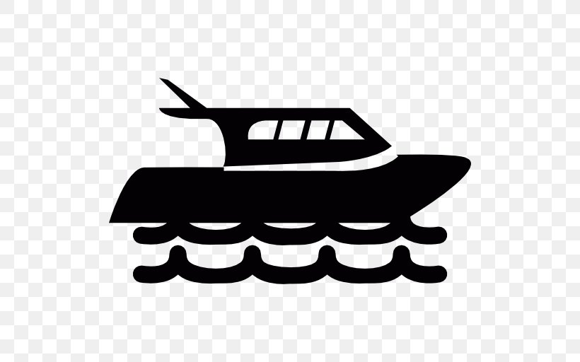 Boat Yacht Ship Pleasure Craft Clip Art, PNG, 512x512px, Boat, Artwork, Black, Black And White, Boat Trailers Download Free