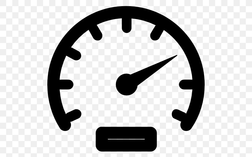 Car Motor Vehicle Speedometers Clip Art, PNG, 512x512px, Car, Black And White, Motor Vehicle Speedometers, Odometer, Symbol Download Free