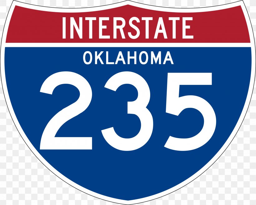 Interstate 235 Interstate 244 Interstate 240 US Interstate Highway System Logo, PNG, 2700x2161px, Interstate 235, Area, Banner, Blue, Brand Download Free