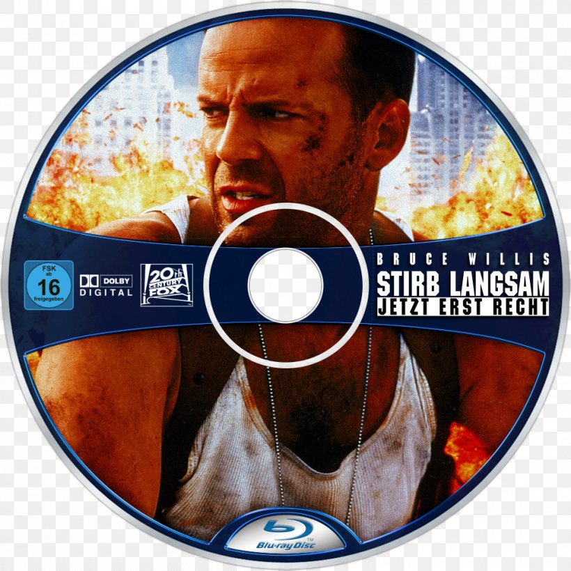 Bruce Willis Die Hard With A Vengeance John McClane Blu-ray Disc, PNG, 1000x1000px, Bruce Willis, Action Film, Bluray Disc, Die Hard, Die Hard With A Vengeance Download Free