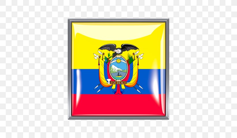 Flag Of Ecuador National Flag Flags Of South America, PNG, 640x480px, Ecuador, Area, Brand, Coat Of Arms Of Colombia, Flag Download Free