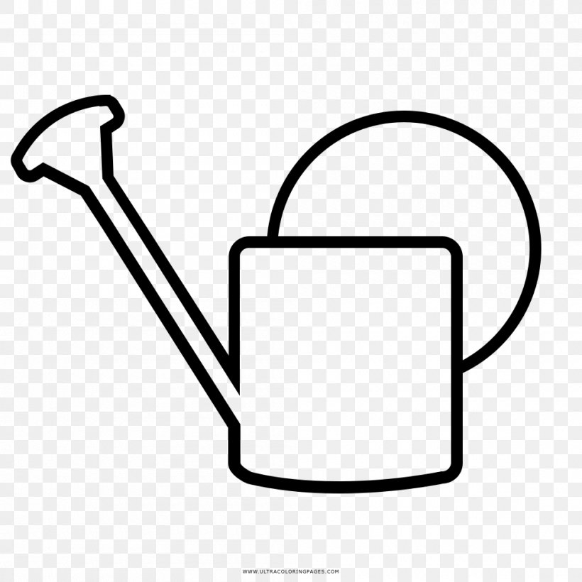 Coloring Book Drawing Watering Cans Line Art Clip Art, PNG, 1000x1000px, Coloring Book, Area, Artwork, Black, Black And White Download Free