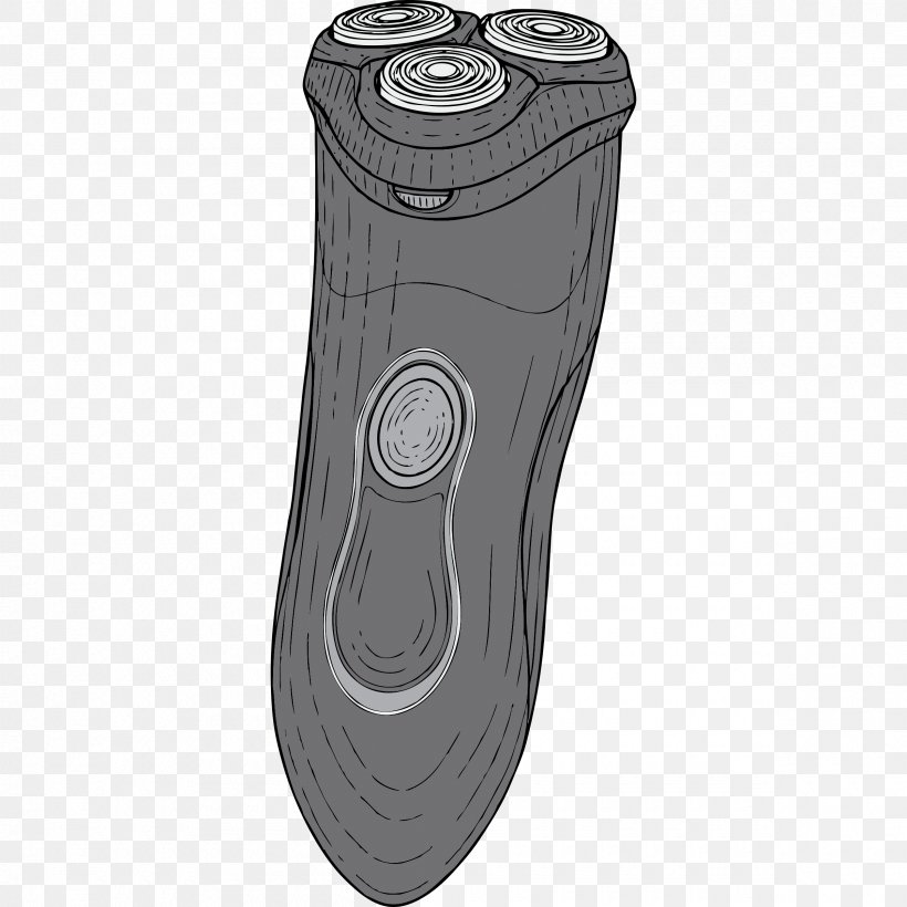 Electric Razor Hair Clipper Shaving Clip Art, PNG, 2400x2400px, Electric Razor, Beard, Black And White, Hair Clipper, Hardware Download Free