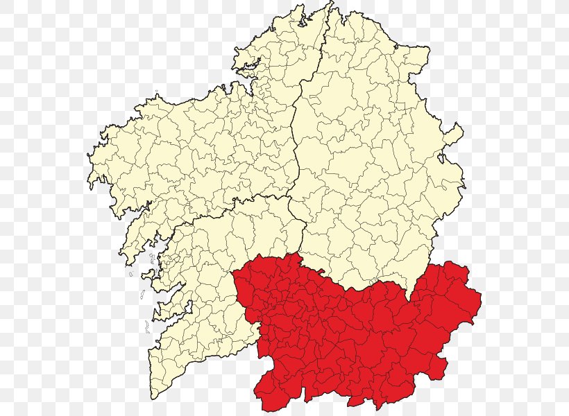 Ourense Lugo A Coruña Pontevedra Map, PNG, 579x600px, Ourense, Area, East, Galicia, Galician Download Free