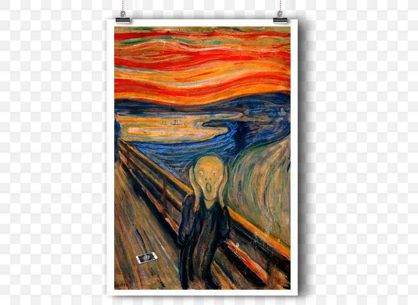 Edvard Munch: Graphik The Scream Painting Artist Expressionism, PNG, 750x600px, Scream, Acrylic Paint, Art, Artist, Canvas Print Download Free