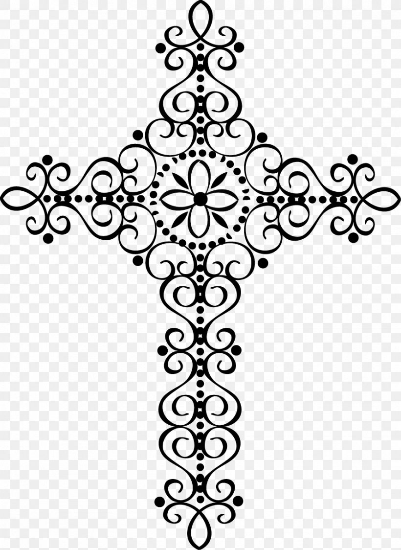 Christian Cross Clip Art, PNG, 887x1216px, Christian Cross, Area, Baptism, Black, Black And White Download Free
