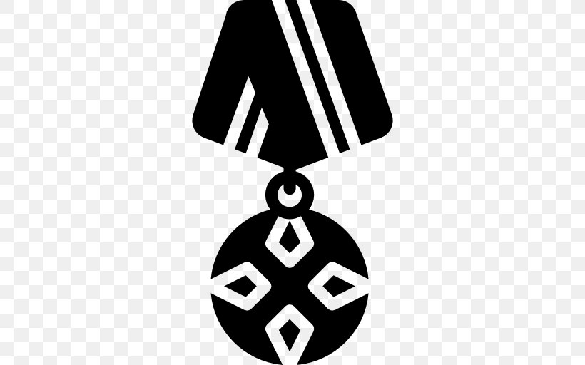 Medal Badge Insegna Award, PNG, 512x512px, Medal, Award, Badge, Black And White, Brand Download Free