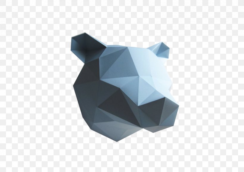 Paper Polar Bear Origami Trophy, PNG, 842x592px, Paper, Animal, Bear, Do It Yourself, Giant Panda Download Free