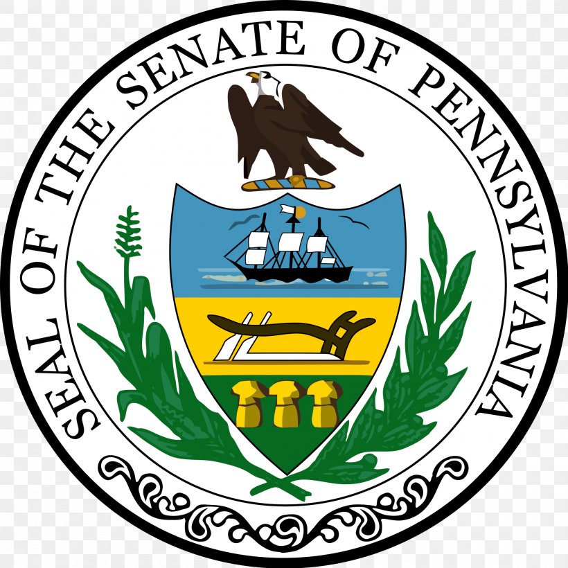 Pennsylvania State Senate Seal Of Pennsylvania Seal Of The United States Senate, PNG, 2000x2000px, Pennsylvania, Area, Artwork, Brand, Emblem Download Free