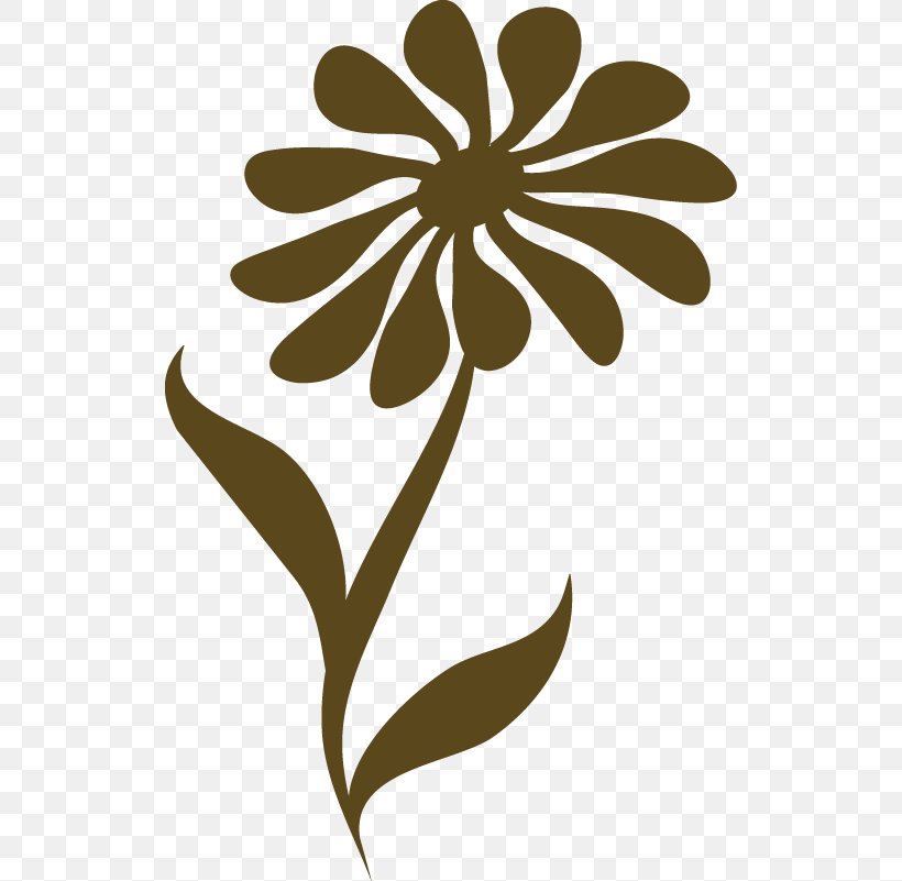 Petal Flower Leaf Floral Design Clip Art, PNG, 520x801px, Petal, Black And White, Branch, Brown Quail, Flora Download Free